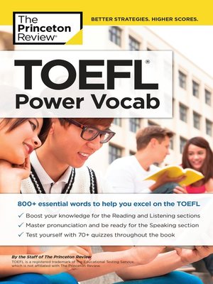 cover image of TOEFL Power Vocab
